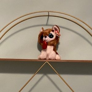 Small size, brown white blue and red valentine’s day beanie boo